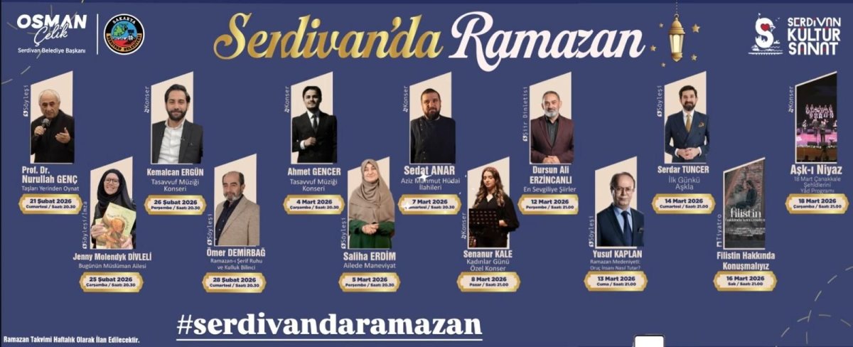 Serdivan’da Ramazan’ın Manevi İklimi Kültür ve Sanatla Buluşuyor
