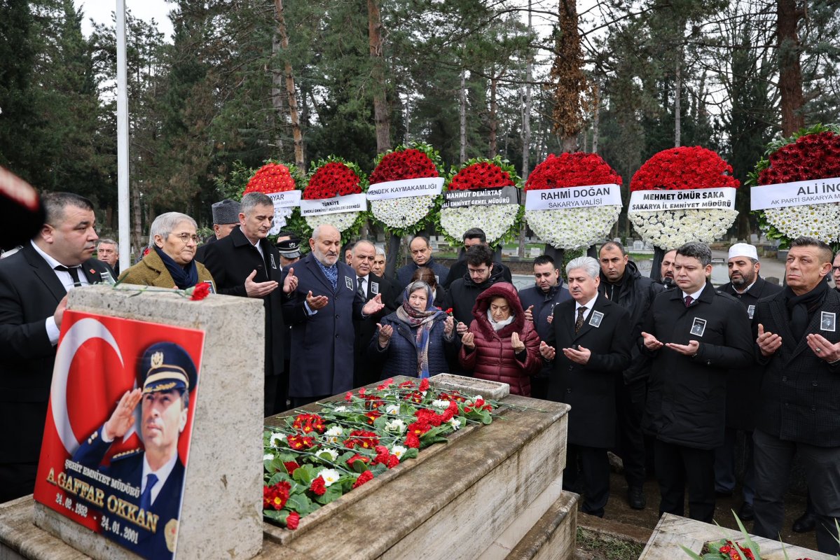 Şehit edilen Emniyet Müdürü Ali Gaffar Okkan dualarla anıldı