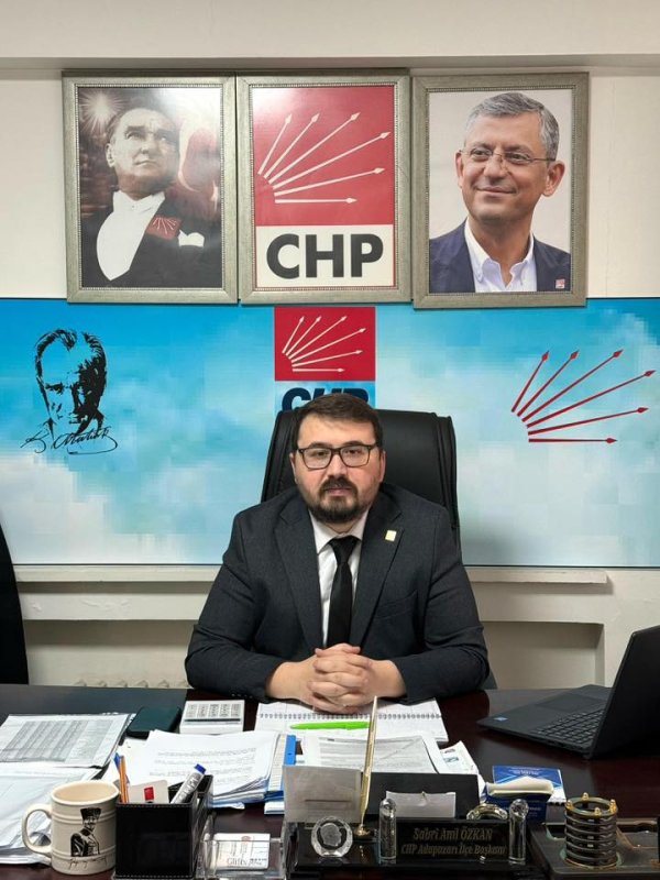 CHP Adapazarı İlçe Başkanı Özkan : ''Davamın peşindeyim. Bu şehrin vatandaşına eşit hizmet gelene kadar mücadelem sürecek.''
