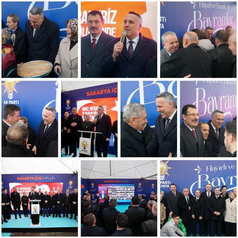 AK Parti Sakarya’da Bayramlaşma Programı Yoğun Katılımla Gerçekleşti