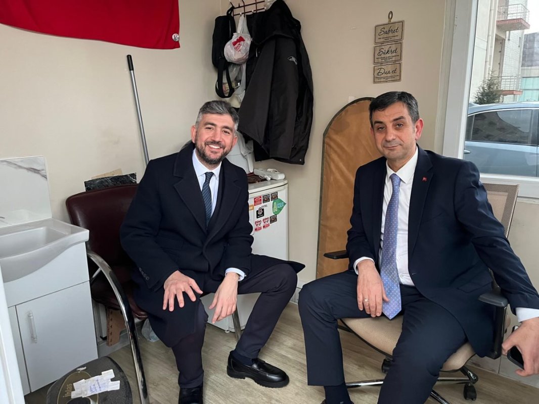 Hastanede Başkanlar Buluştu