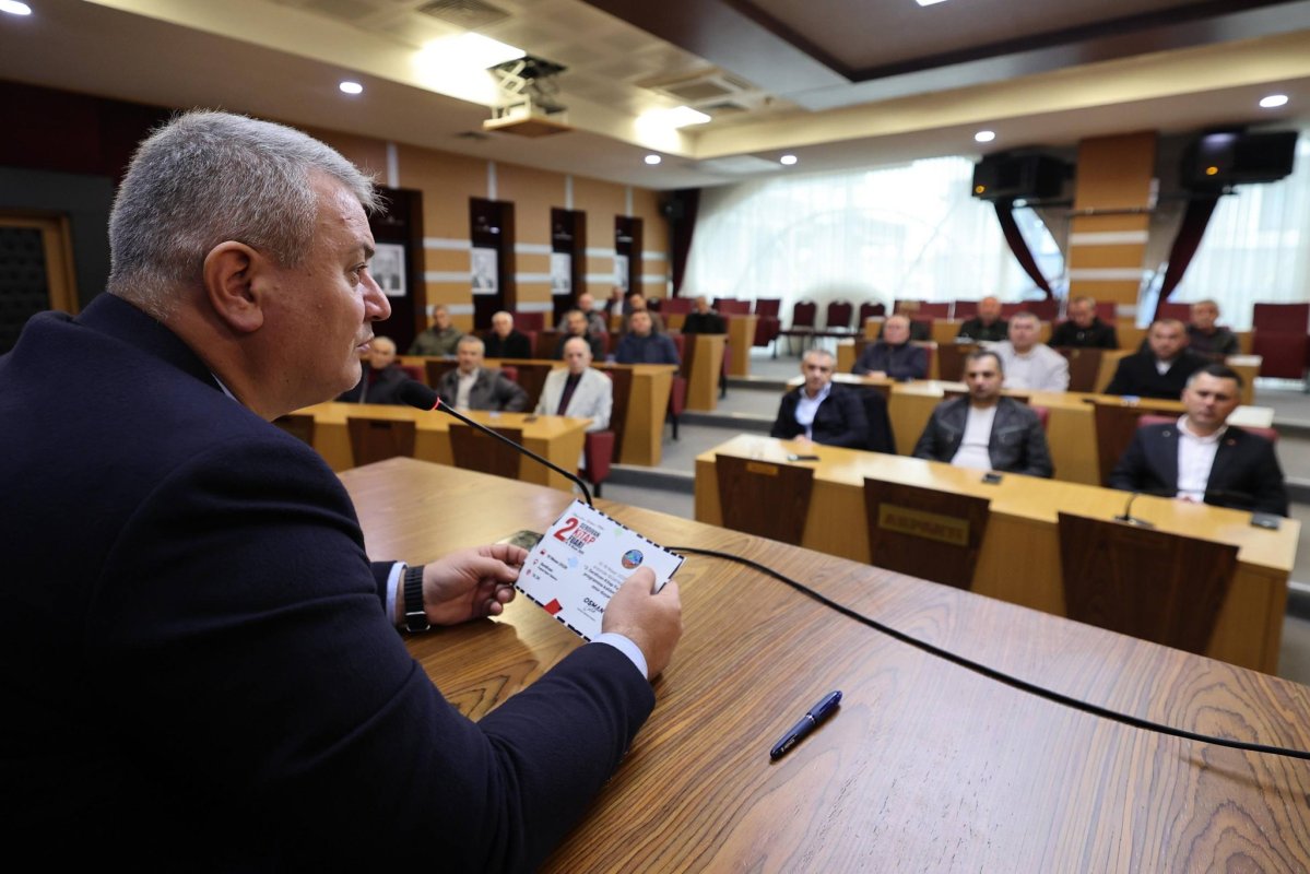 Serdivan’da Muhtarlarla İstişare Toplantısı
