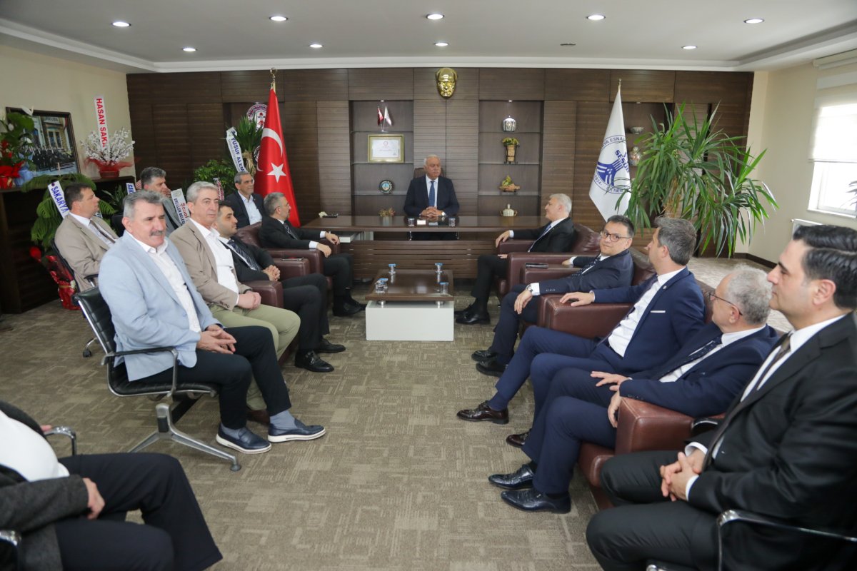 ATSO’dan SESOB Başkanı Muzaffer Kabacan’a Hayırlı Olsun Ziyareti