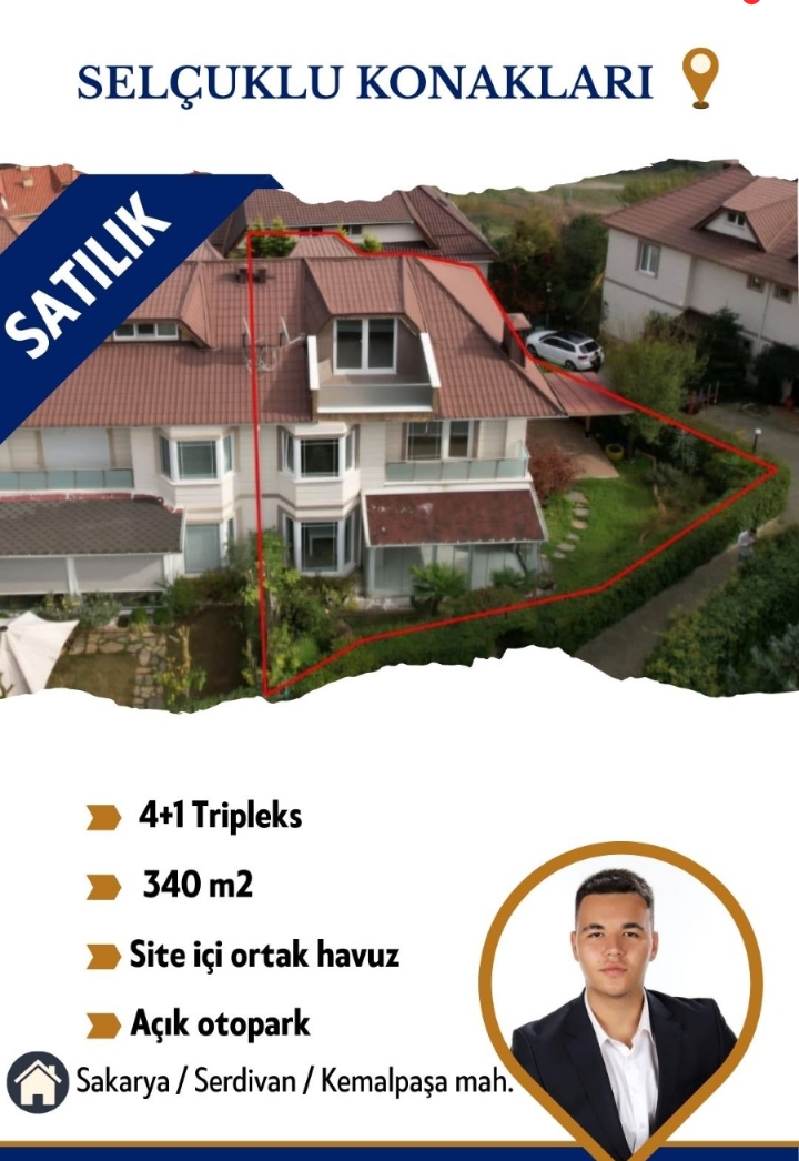 Selçuklu Konakları | 4+1 Müstakil,Havuzlu,Geniş, Manzaralı Villa -12.450.000 TL