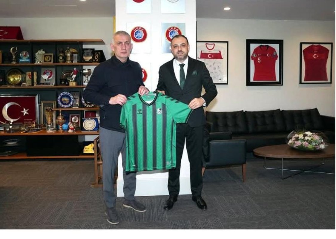 Sakaryaspor’dan TFF Başkanı Hacıosmanoğlu’na Ziyaret