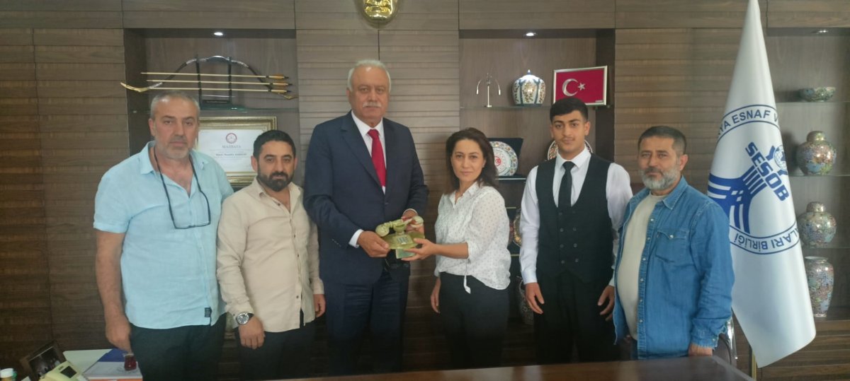 Antikacılardan SESOB Başkanı Kabacan’a Ziyaret